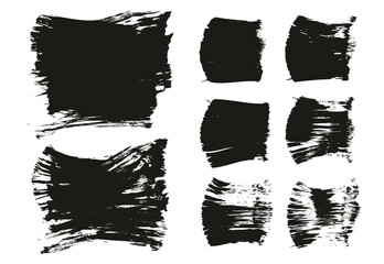 Flat Fan Brush Thick Long Background & Straight Lines Mix High Detail Abstract Vector Background Mix Set 