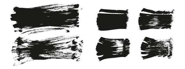 Flat Fan Brush Thick Long Background & Straight Lines Mix High Detail Abstract Vector Background Mix Set 