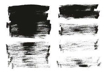 Flat Paint Brush Thin Long Background Mix High Detail Abstract Vector Background Mix Set 