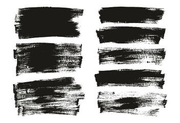 Flat Paint Brush Thin Long Background Mix High Detail Abstract Vector Background Mix Set 