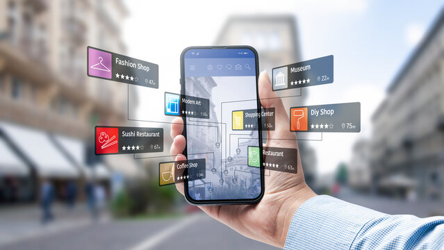 Augmented Reality Navigation App On Smartphone