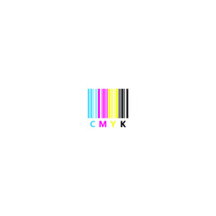 CMYK Colorful Barcode   