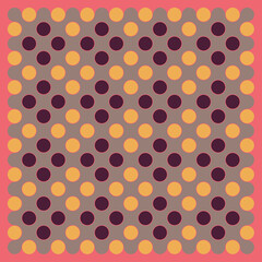 Multicolor truchet tiling connections illustration