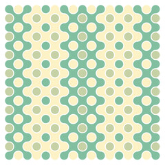 Multicolor truchet tiling connections illustration