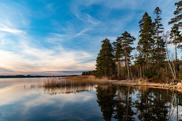 Obraz premium Seen, Teiche und Weiher im Tiveden Nationalpark in Schweden
