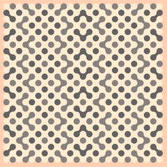 Multicolor truchet tiling connections illustration