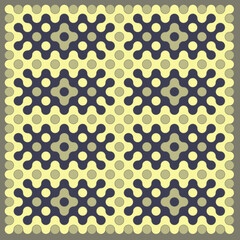 Multicolor truchet tiling connections illustration