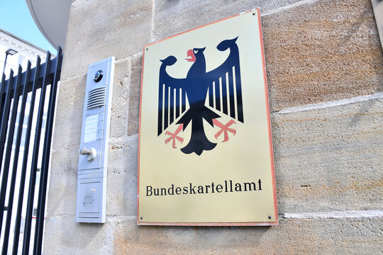 Bonn, North Rhine-Westphalia, Germany - May 15, 2022: Entrance to The Federal Cartel Office - Bundeskartellamt - Germany's national competition regulator located in Bonn, Germany