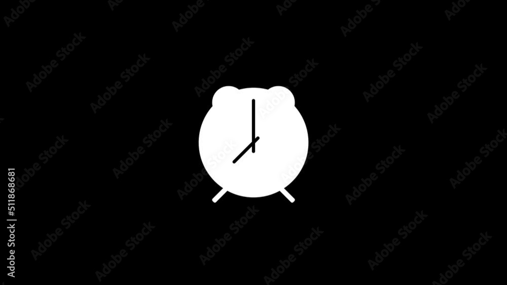 Poster white picture of mechanical watch on a black background. mechanical clock with alarm clock. distorti
