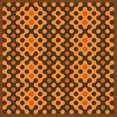 Multicolor truchet tiling connections illustration