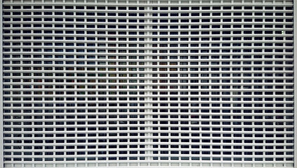 gray metal lattice window background