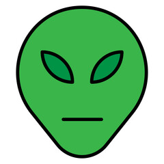 Fototapeta na wymiar alien icon