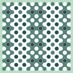 Multicolor truchet tiling connections illustration