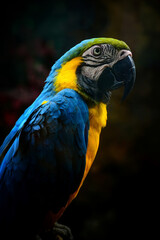 blue and yellow macaw © Siri.P