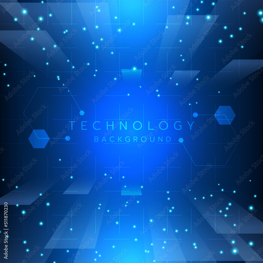 Poster hi-tech digital technology futuristic circuit digital. abstract futuristic design. artificial intell