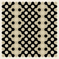 Multicolor truchet tiling connections illustration