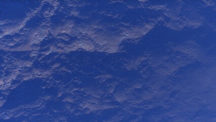 View of the 3d rendering realistic planet mars surface from space.
