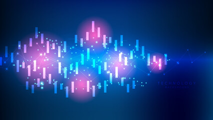 Hi-tech digital technology futuristic circuit digital. Abstract futuristic design. artificial intelligence. Modern futuristic design. Abstract technology vector illustration background.