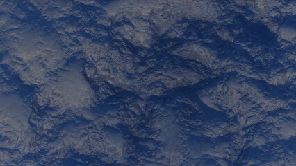 Fototapeta na wymiar View of the 3d rendering realistic planet mars surface from space. 