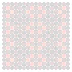 Multicolor truchet tiling connections illustration