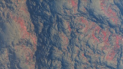 Stone textures. Dark orange banner. Abstract rock background. Macro detail of the rock.
