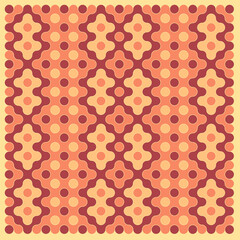 Multicolor truchet tiling connections illustration