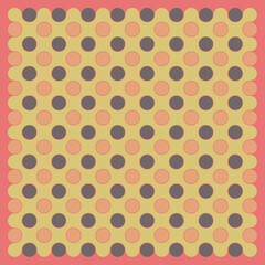 Multicolor truchet tiling connections illustration