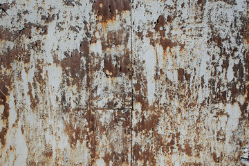 Iron, rusty texture.