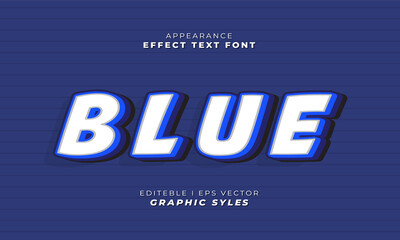 3D text effect sticker, perfect for digital or print content title use. Easy settings in the graphic style menu.