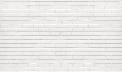 white brick wall texture or background