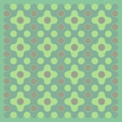 Multicolor truchet tiling connections illustration