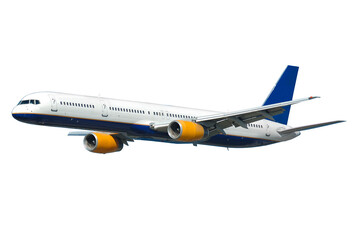 Plane isolated on a white background