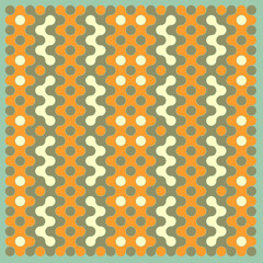 Multicolor truchet tiling connections illustration