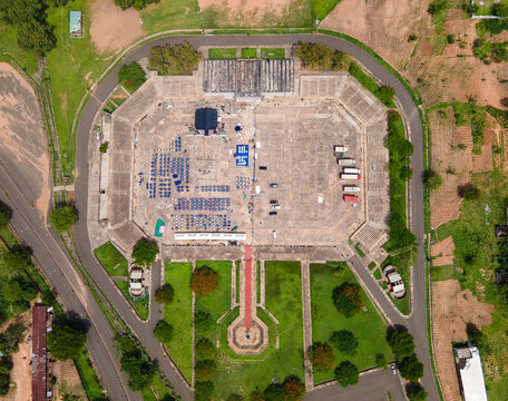 An aerial image of the city of Makurdi,  Benue State, Nigeria