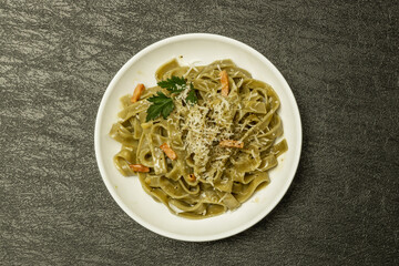 イタリアンパスタ　italian pasta made outdoors