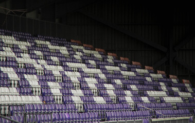 Grandstand in a Stadium in Scotland
