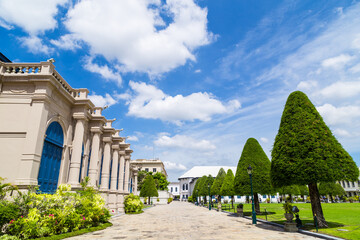 Obraz premium Royal grand palace temple emerald architecture at bangkok, Thailand