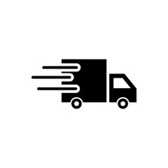 van delivery icon flat style trendy stylist simple