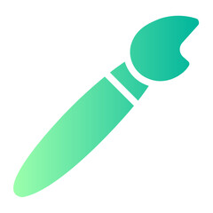 paint brush gradient icon