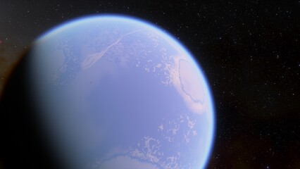 Abstract planets and space background
