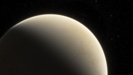 Abstract planets and space background
