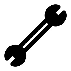 wrench glyph icon