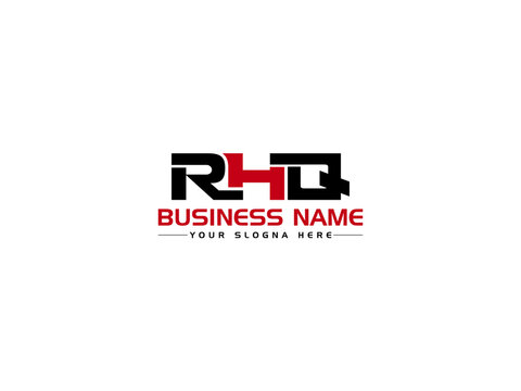 Creative RHQ Logo Icon Design, Letter RH Logo Image Design For Your Business Or Brand