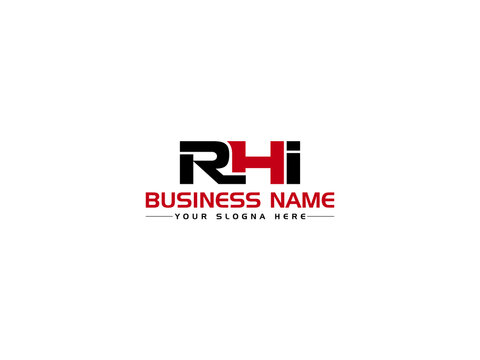 Creative RHI Logo Icon Design, Letter RH Logo Image Design For Your Business Or Brand