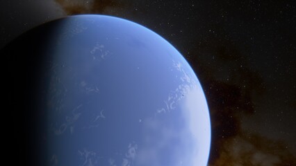 Fototapeta premium Abstract planets and space background 