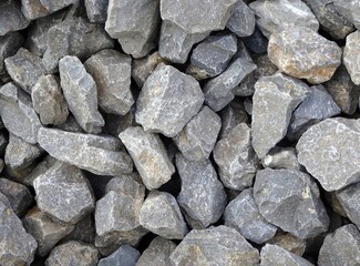 Gray boulders. Gray stones.
Top view. Background.