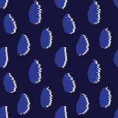 Abstract Brush Stroke Fur Seamless Pattern