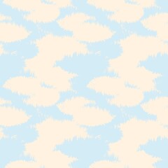 Abstract Brush Stroke Fur Seamless Pattern