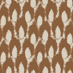 Abstract Brush Stroke Fur Seamless Pattern