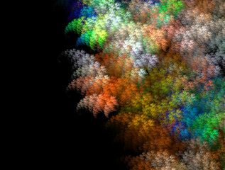 Imaginatory fractal abstract background Image